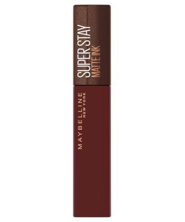 Maybelline New York Lipstick Super Stay Matte Ink Coffee Liquid Matte and Long-Lasting No. 275 Mocha Inventor 5 ml 275 Mocha Inventor 5.00 ml (Pack of 1) - Buy Online on GoSupps.com