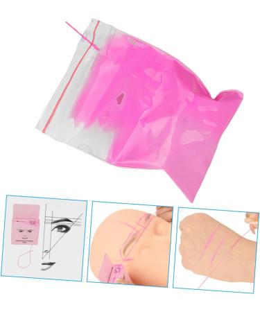 Healeved 3pcs Eyebrow Measurement Tool Eye Brow Corrector Cosmetic Measuring Tools Pink Household - Buy Online on GoSupps.com