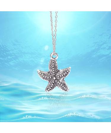 PandaHall 90pcs Ocean Fish Charms Tibetan Seashell Pendants - Antique Silver Sea Creatures Charms for DIY Jewelry Making - Buy Online on GoSupps.com