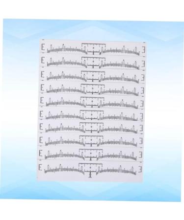 100pcs Disposable Eyebrow Ruler Professional Eyebrow Ruler Eyebrow Shaper Ruler Portable Caliper - Buy Online on GoSupps.com