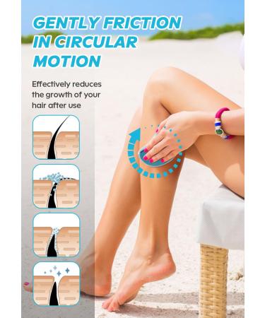 Nano Hair Remover Stone for Women & Men - Crystal Hair Remover Magic Tool for Fast & Easy Hair Removal on Body & Back - Buy Online on GoSupps.com