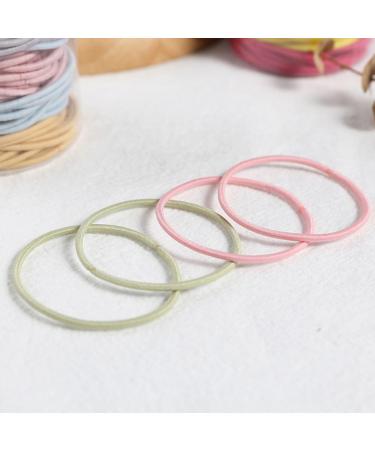 minkissy 12 Boxes Hair Elastics Hair Bands Strong Hair Bands Hair Holder Elastic Hair Rings Hair Elastic Ropes Pigtail Band Curly Hair Ties Nylon Hair Bands Miss 4 Piece Set Seamless - Buy Online on GoSupps.com