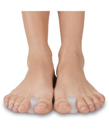 Soles Silicone Bunion Corrector - Soft Toe Separator Helps Reduce Foot and Hallux Valgus Pain - Fits Most Shoes - Unisex Design for Men and Women - S / 34-35-36-37