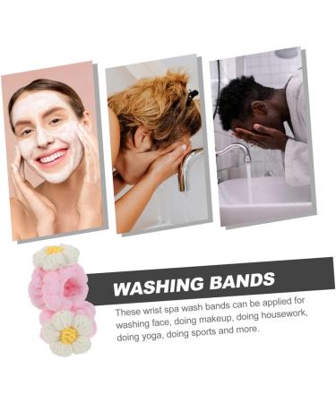 2 Paires De Bandes De Cheveux lastiques Pour Le Lavage Du Visage Bracelets Portables Bandes De Lavage Des Poignets Bracelets Confortables Serviettes De Poignet Serviettes - Buy Online on GoSupps.com