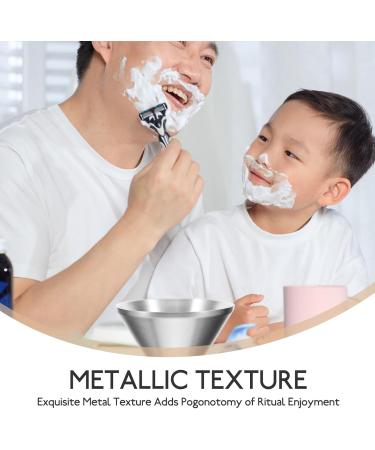 Premium Stainless Steel Shaving Cups Dressoos Razi Cup for Men | Essential Razor Accessories & Grooming Gear - Buy Online on GoSupps.com