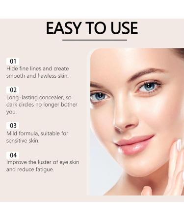 Under-Eye Concealer 5g Color Corrector | Radiant Hydrating Makeup | Concealer Brush for a Natural Finish - Buy Online on GoSupps.com