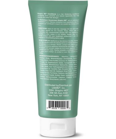 Shapiro MD Hair Revitalizing Conditioner for Men and Women | Thickening Conditioner for Visibly Fuller Looking Hair (1 Month Supply) 235 ml (Pack of 1) - Buy Online on GoSupps.com