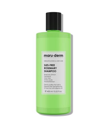 Maruderm Rosemary Shampoo without SLES Gentle & purifying cleansing stimulates the scalp and revitalizes the hair 400 ML