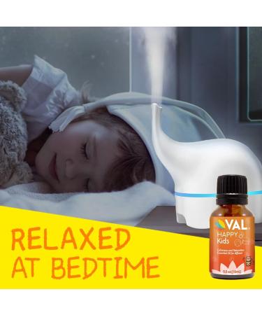 VAL Happy Kids Calmness & Relaxation Essential Oil Blend - Kid Safe Aromatherapy for Diffusers | 0.5 oz (15 ml) - International Shipping Available - Buy Online on GoSupps.com