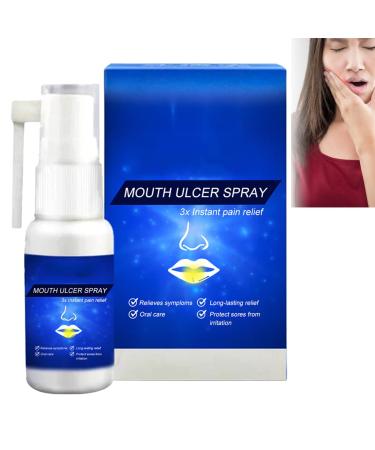 Spray de Soulagement Ulc res Spray Ulc res de la Bouche Spray De Soins Bucco-Dentaires Sprays de Soulagement des Maux de Dents Spray Contre les Aphtes Spray de Soulagement Ulc res Buccaux