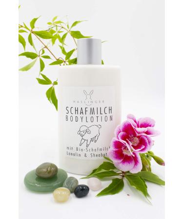 Haslinger No.6044 - Organic Sheep's Milk Body Lotion with Lanolin & Shea Butter 200ml | Luxurious Hydration for All Skin Types - Buy Online on GoSupps.com