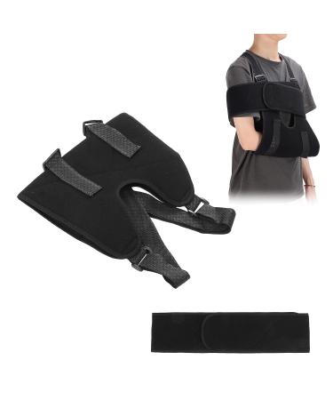 Adjustable Arm Sling Shoulder Immobilizer | Rotator Cuff Support Brace - Black - Buy Online on GoSupps.com