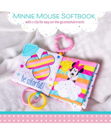 Disney Baby Minnie Mouse On-The-Go Soft Book for Babies by KIDS PREFERRED - Buy Online on GoSupps.com