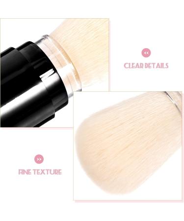 FOMIYES Buttons Make up Brush Makeup Brush Foundation Brush Loose Powder Brush Blush Makeup Powder Brush Blush Brush for Cheeks Miss Telescopic Brush Cosmetic Artificial Fiber - Buy Online on GoSupps.com