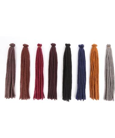 Dreadlock Extenisons Handmade Synthetic Dreadlocks Short Dreadlock Wig Curly Dreadlocks Synthetic Braiding Hair Extension Masquerade Costume (Color : H) - Buy Online on GoSupps.com