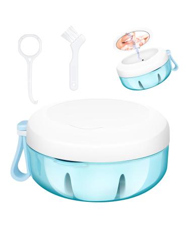 Dnom dose for braces spoutable portable prosthesis dose bite can set dental prostheses container with prosthesis brush tooth rail box for braces bite splint incorrect teeth