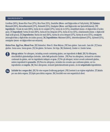 Fusilli Rice Flour Pasta 500g - Gluten-Free, Egg-Free, Wheat-Free - Pack of 1 - Buy Online on GoSupps.com