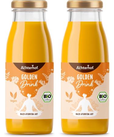 Organic Ayurveda Drinks Tasting Set | 6 Herbal Shots with Golden Pink & Moon Drink | Wellness Boost from Achterhof Ayurveda - Buy Online on GoSupps.com