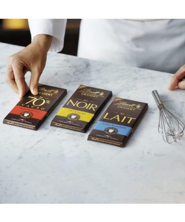 Lindt - 70% Cocoa DESSERT - Dark Chocolate for Baking - 2x200g - Buy Online on GoSupps.com