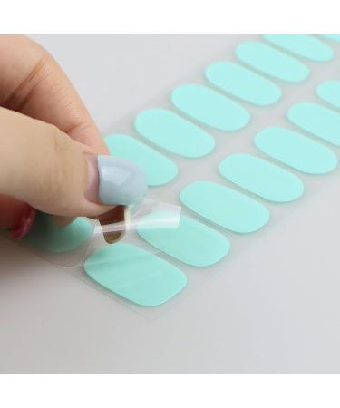 JMEOWIO Light Green Gel Nail Foils - Self-Adhesive Nail Stickers for Stunning Nail Designs | International Shipping Available - Buy Online on GoSupps.com