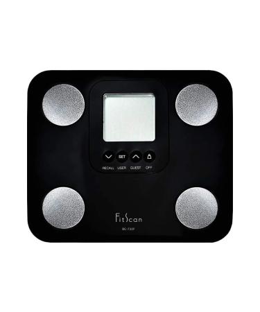 Tanita BC-730F FitScan Black Body Composition Monitor Scale | Accurate Weight and Health Insights - Buy Online on GoSupps.com