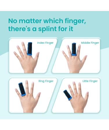 Schnapfinger Finger Splint for All Finger Types - Support & Stabilization for Osteoarthritis Fractures & Injuries | International Shipping Available - Buy Online on GoSupps.com