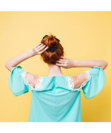 Loanzeg Silk Satin Small Hair Scrunchies Set of 8 - Sage Green Hair Ties Gift for Women, Girls, Teens - No Damage Hair Accessories - Buy Online on GoSupps.com