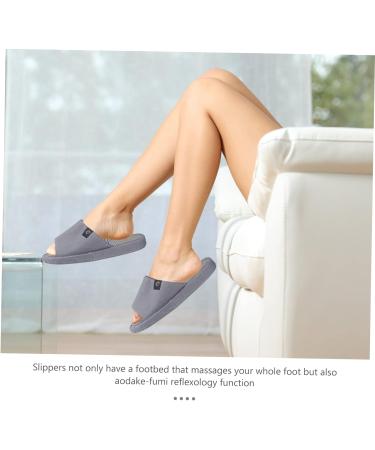 FRCOLOR 3 Pairs Massage Slippers Alias para Hombres Orthopaedic Slippers Calendar Hanger Sandals Open Slippers Foot Household Massage Shoes Bed Linen Cotton Lovers 9.5x3pcs Blue X 3 Pieces - Buy Online on GoSupps.com