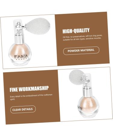 DOITOOL 1pc Spray Glitter Spray Bottles Eyeshadow Gloss Spray Women Makeup Tool Flash Spray Powder 7x5.5cm Ivory - Buy Online on GoSupps.com