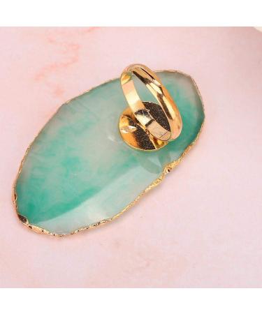 Nail Art Gel Polish Color Mix - Resin Mini Tips Palette & Display Holder for Manicure Acrylic Watercolor & Face Art (Green) - Buy Online on GoSupps.com