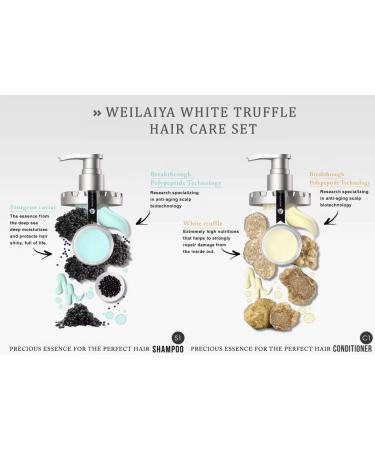 Weilaiya Comb Truffle Shampoo Set & High Gloss Hair Mask 450mL - Repair Damaged Hair Rebuild Structure Anti-Aging Long-Lasting Color - Buy Online on GoSupps.com