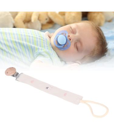 Soft Rabbit Pacifier Holder Strap - Easy-to-Wear Clip for Babies | Prevents Detaching | Best International Shipping - Buy Online on GoSupps.com