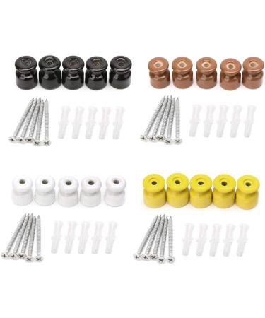 5PCS Frequency Electric Porcelain Gourd 24mm Porcelain Ceramic Insulator Gourd 24mm Porcelain Ceramic Insulator - Buy Online on GoSupps.com