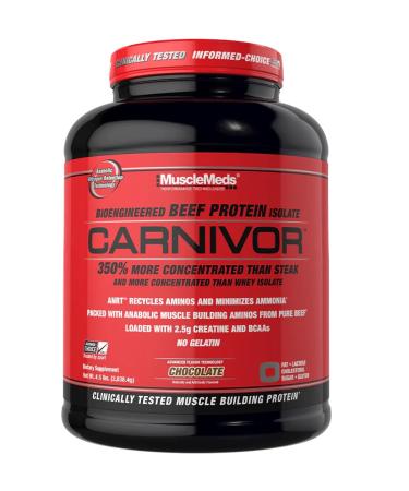 Muscle Meds Carnivor Chocolate 4lb Chocolate 4.6 Pound