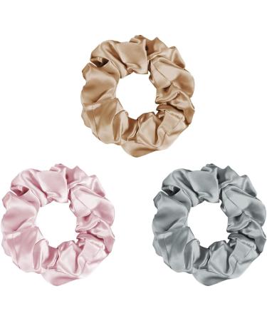 Townssilk Silk Skinnie Hair Bobbles - 100% Pure Mulberry Silk - 3pc Luxury Diamonds Set - Buy Online on GoSupps.com