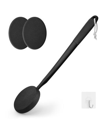 Cream aid for back 48cm anti-slip back cream with long stem lotion applicator back for even older men and women applicator for moisture creams for the back black