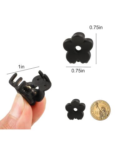 Mini Flower Hair Claw Clips Variety Pack - 10PCS Mixed Colors for Women and Girls | Non-Slip Tiny Plastic Jaw Clips for Thin Hair Styling - Buy Online on GoSupps.com