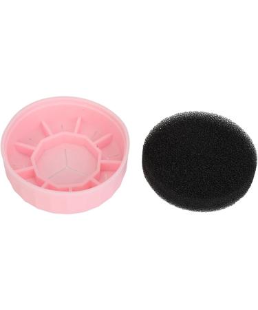 Makeup Brush Cleaning Box Portable Cosmetic Brush Cleaner Tool Color Removal Sponge Pink for Wet Dry Use - Buy Online on GoSupps.com