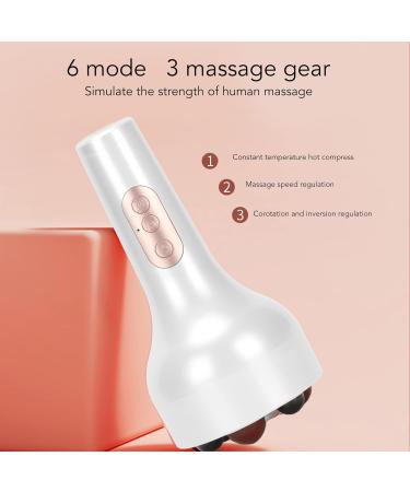Ccngd Portable USB Electric Body Massager - Abdominal Massager with Massage Oil & Acupuncture | Optimal Relaxation & Pain Relief - Buy Online on GoSupps.com
