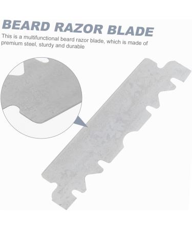 FOMIYES 300Pcs Razor Blade Barbershop Cutter Beard Shaver Knife Facial Cutter Mens Straight Razors Old Foldable Cutter Beard Shavers For Men Body Old - Buy Online on GoSupps.com