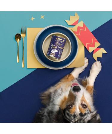 Lily's Kitchen Canned Wet Food for Adult Dogs Made with Natural Ingredients Three Poultry Delight for All Dog Sizes (6 x 400g) - Buy Online on GoSupps.com