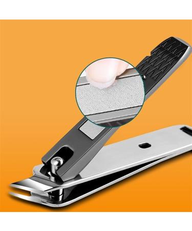 CHJHJKG Nail Clippers (Beauty) Slanted Tip Slanted Nail Clippers Cutter Oblique Cuticle Scissors Trimmer Remover with File Manicure Tool(Gold) - Buy Online on GoSupps.com