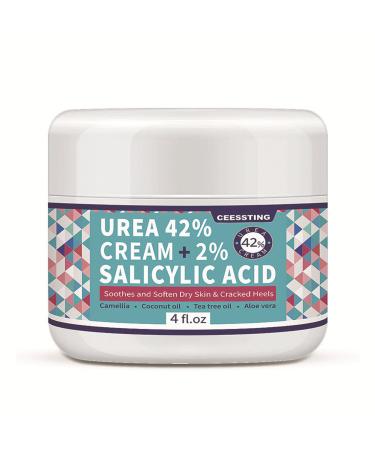 DMQ 42% Urea Foot Cream Moisturizing Cracked Heel Repair Cream for Feet and Hand Hard Skin Remover Foot Cream Deep Moisturizing Callus Remover Nourishes Soften for Body Feet Knees and Hand