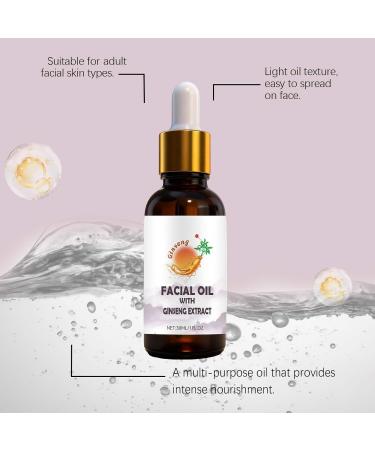  JASUBAI Ginseng Essential Oils for Face Anti Aging Serum with Ginseng Extract Firming Moisturizing Oil Reduce Fine Lines Nourish Essence to Firm Sagging Skin (4 - Buy Online on GoSupps.com