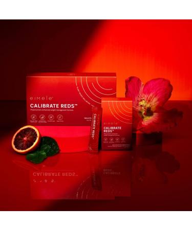 eimele Calibrate Reds | Natural Weight Control Formula for Women & Men | Reduce Cravings | Healthy Weight Support | Vegan | 30 Sachets (2g Powder ea) - Buy Online on GoSupps.com