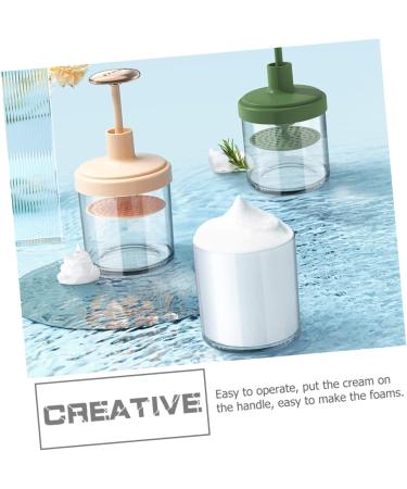 Healeved Face Wash Bubble Maker Oil for Face Foam Bubble Maker Foam Whip Maker Cleaning Tool Hand Soap Foam Face Facial Cleanser Whip Foam Soap White Cleansing Foam Bottle Travel Pp 17.2X8.2X17.2CM White - Buy Online on GoSupps.com