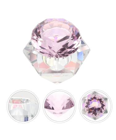 FOMIYES Glass Nail Cup with Lid | Nail Art Manicure Pen & Cleaning Cup - Rose Color for Perfect Nails - Buy Online on GoSupps.com