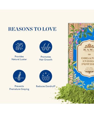 Kama Ayurveda Organic Indigo Powder 100g - Buy Online on GoSupps.com