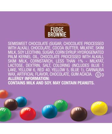 M&M'S Fudge Brownie Singles Size Chocolate Candy  1.41 oz. 24-Count Box - Buy Online on GoSupps.com