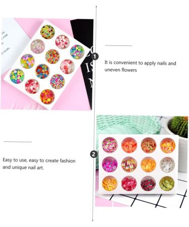 DOITOOL 72 Boxes Fruit Slice DIY Manicure Polymer Clay Cellphone Craft Slice Activator 3d Stickers Fruit Stickers 3d Polymer Slices Kit De Manicura Pendant Charm Beads Nail Accessories - Buy Online on GoSupps.com